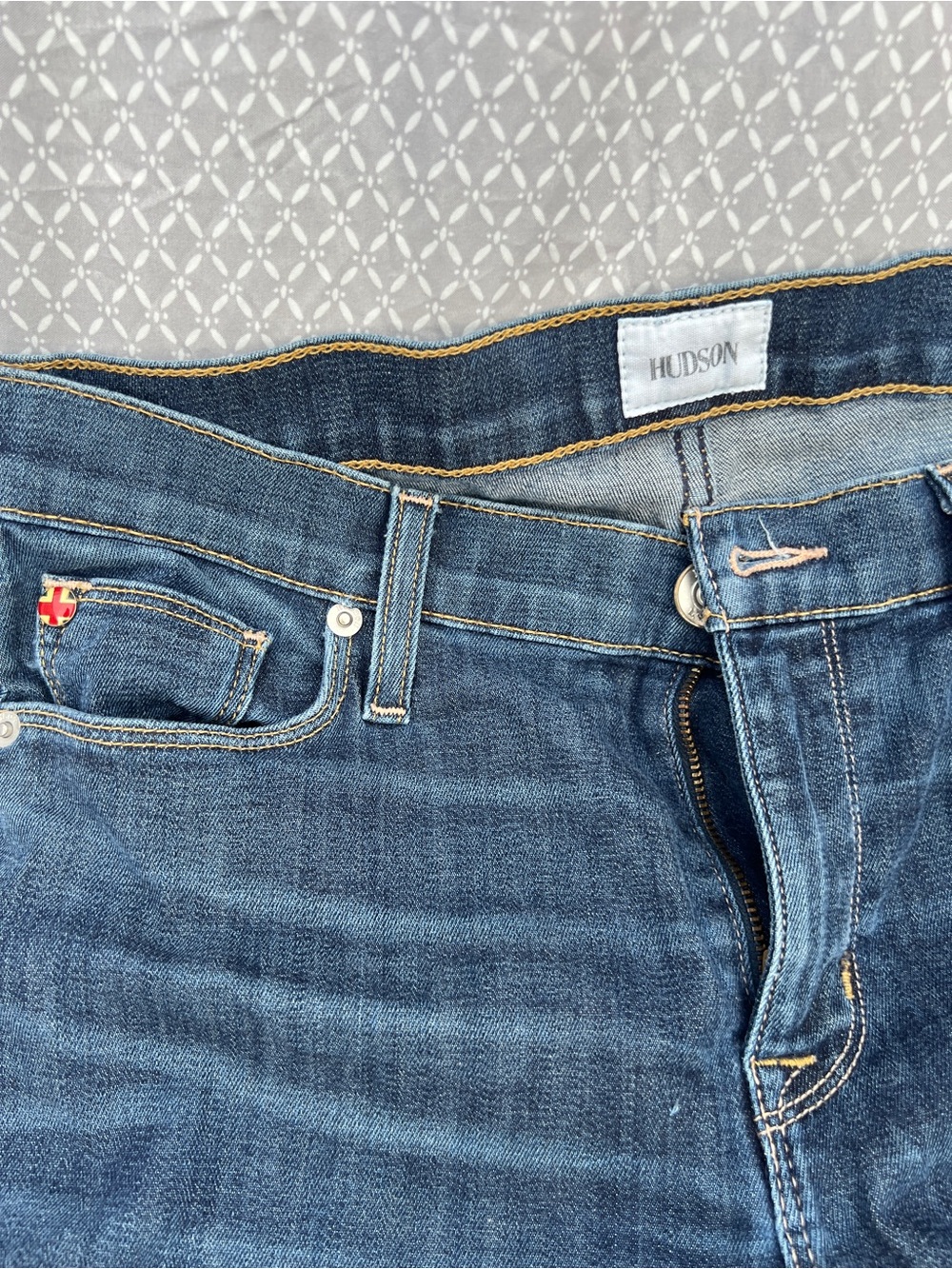 Hudson Jeans Medium Blue Straight Women's Jeans